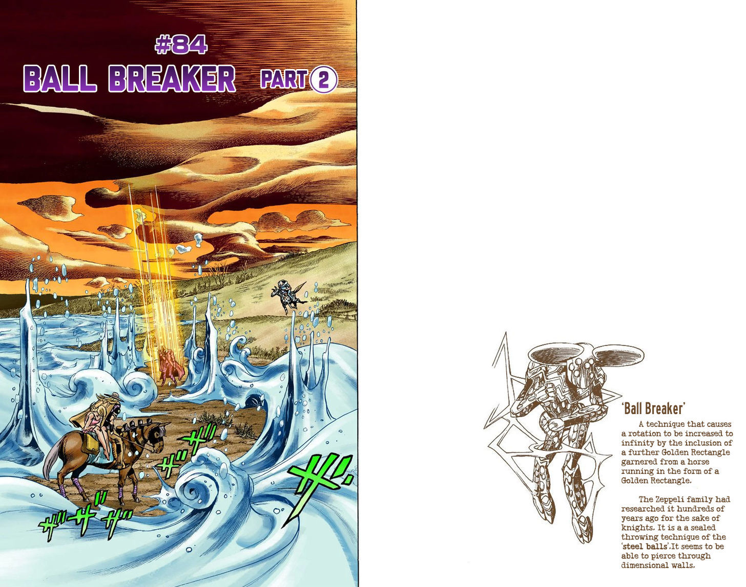 Steel Ball Run - Vol.21 Chapter 84 : Ball Breaker (Part 2)