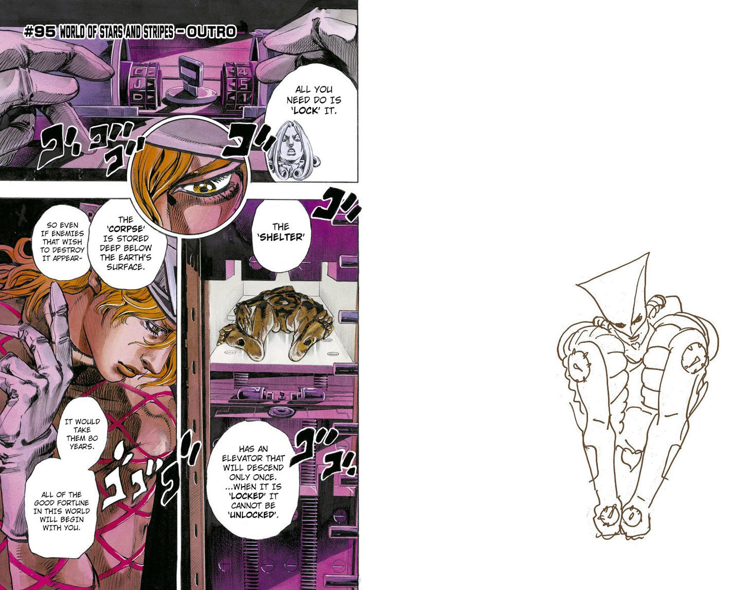 Steel Ball Run - Vol.24 Chapter 95 : World Of Stars And Stripes - Outro