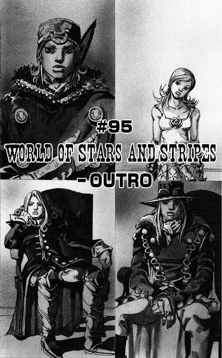 Steel Ball Run - Vol.24 Chapter 95 : World Of Stars And Stripes - Outro