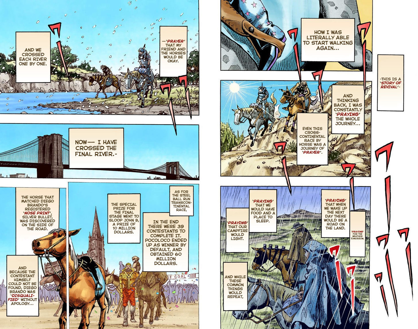 Steel Ball Run - Vol.24 Chapter 95 : World Of Stars And Stripes - Outro