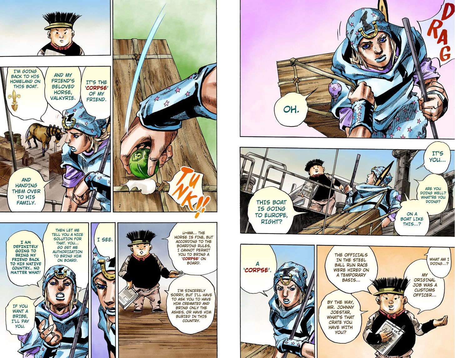 Steel Ball Run - Vol.24 Chapter 95 : World Of Stars And Stripes - Outro