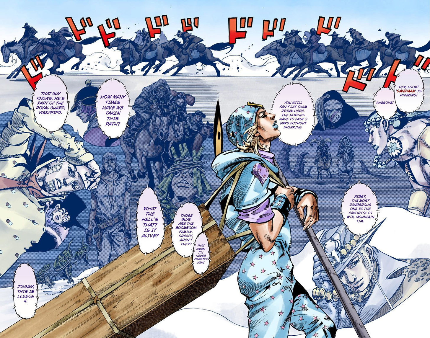 Steel Ball Run - Vol.24 Chapter 95 : World Of Stars And Stripes - Outro