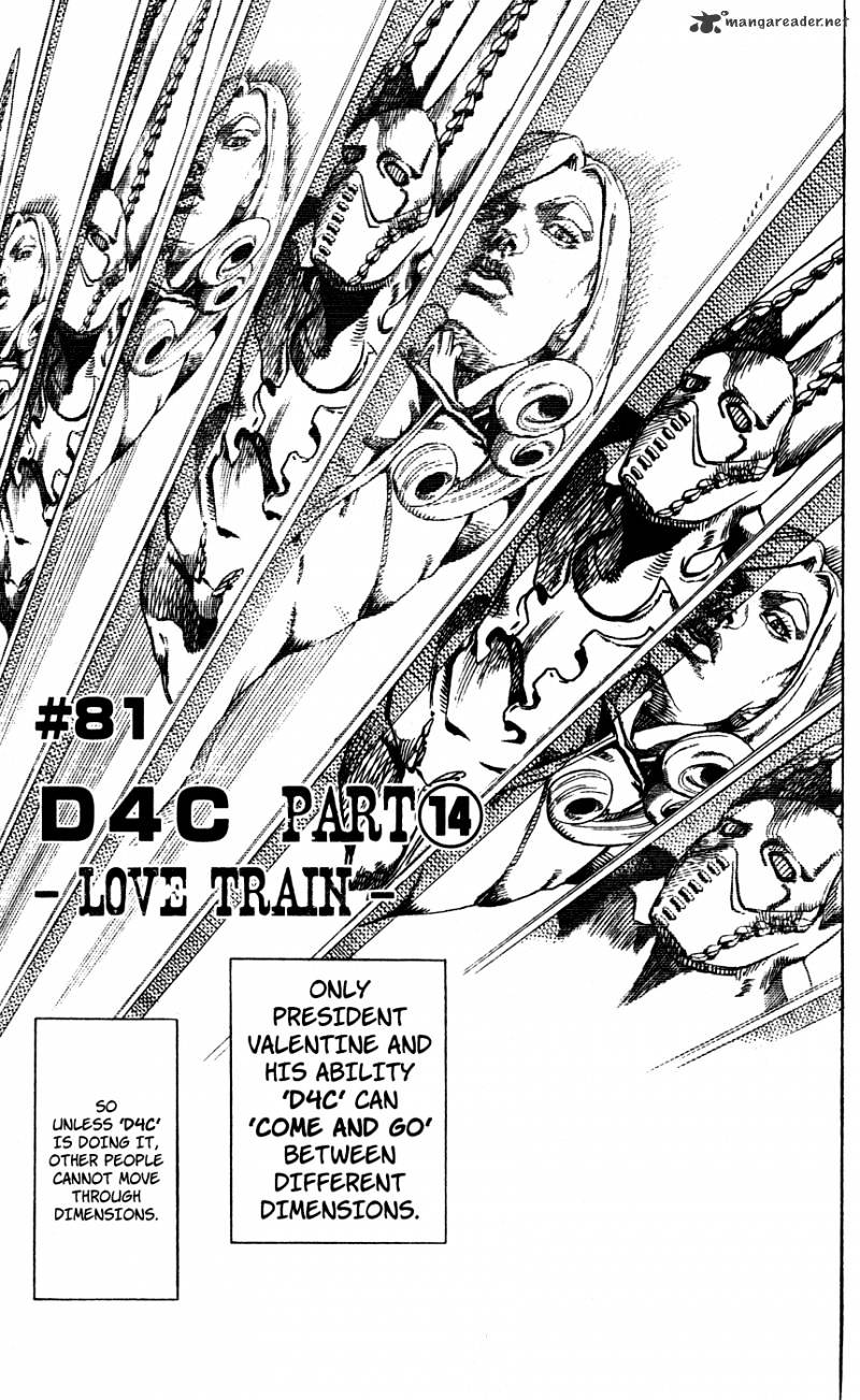 Steel Ball Run - Vol.21 Chapter 81 : D4C (Part 14)