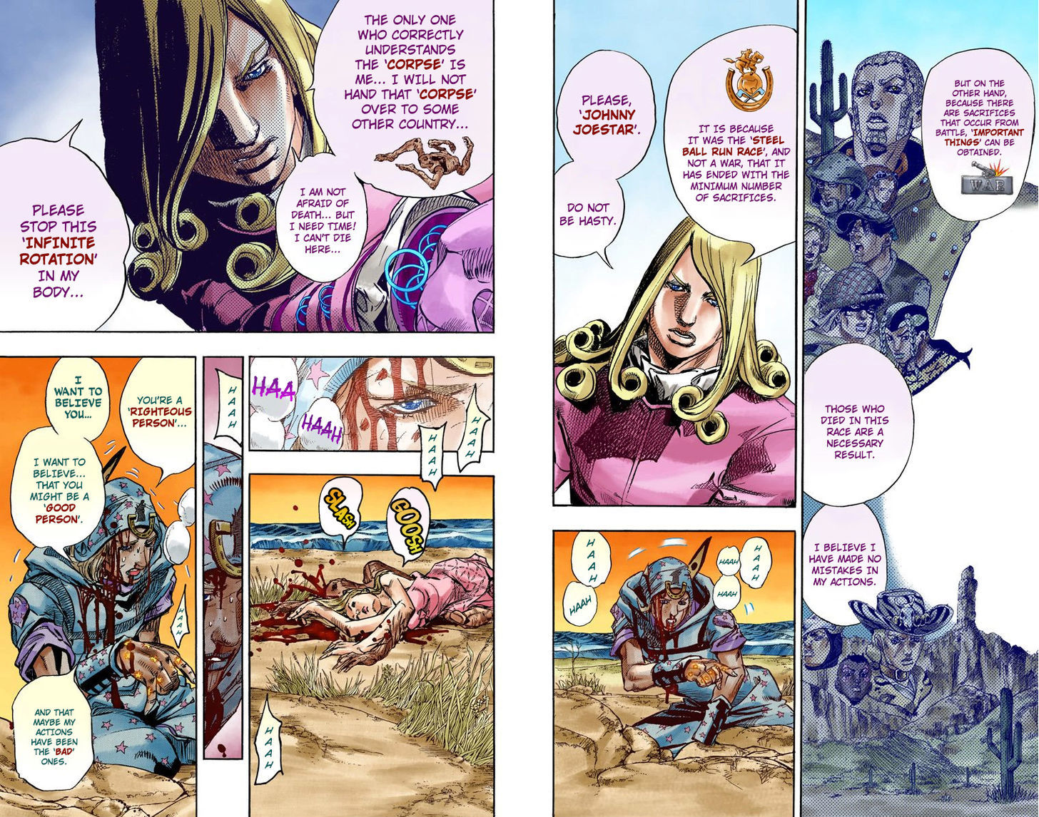 Steel Ball Run - Vol.22 Chapter 88 : Break My Heart, Break Your Heart (Part 1)