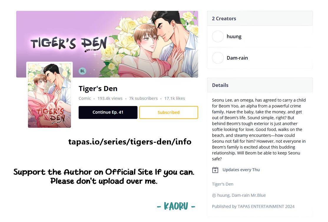 A Tiger's Den - Chapter 43