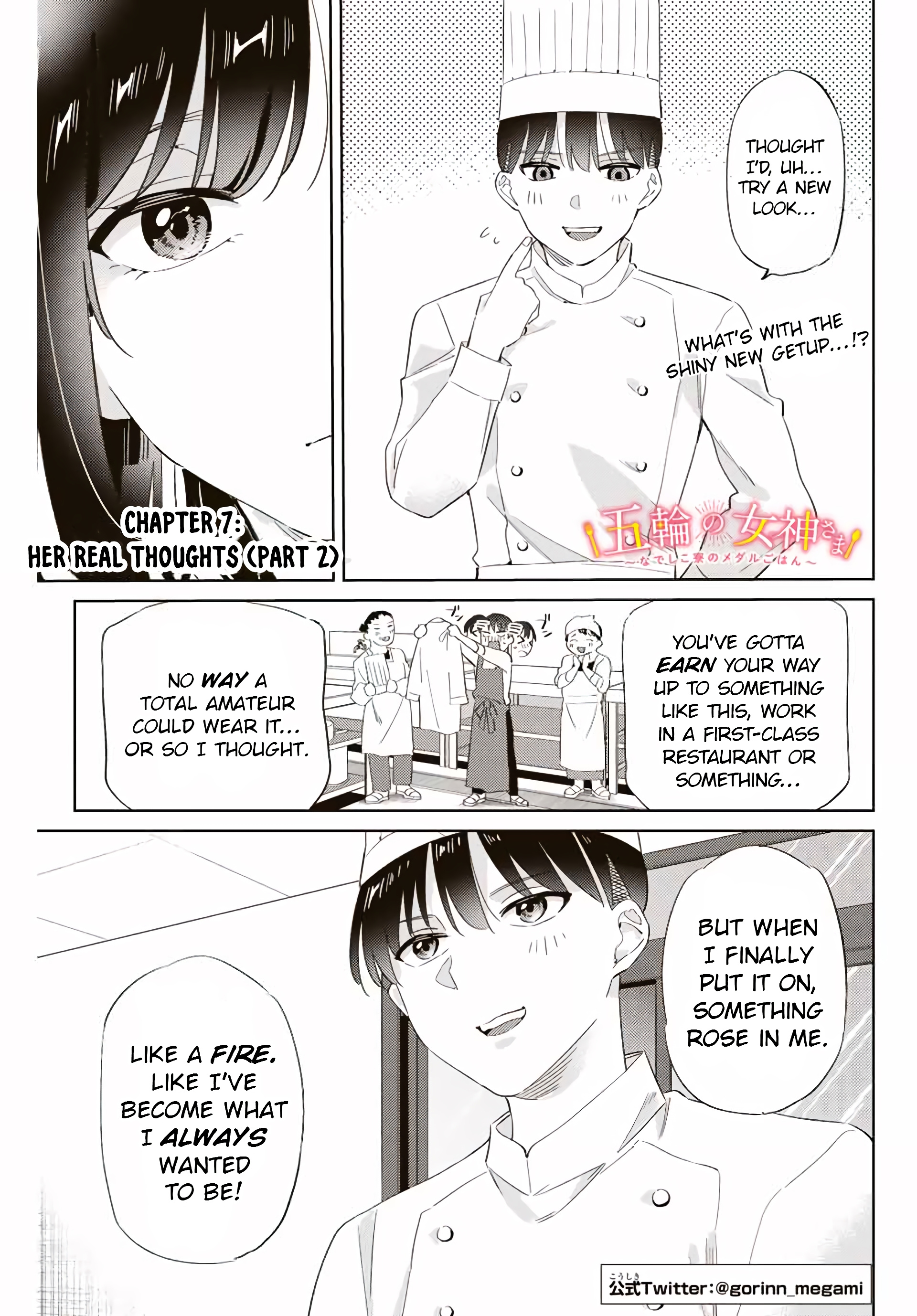 Gorin No Megami-Sama: Nedeshiko Ryou No Medal Gohan - Chapter 7.2: Her Real Thoughts (Part 2)