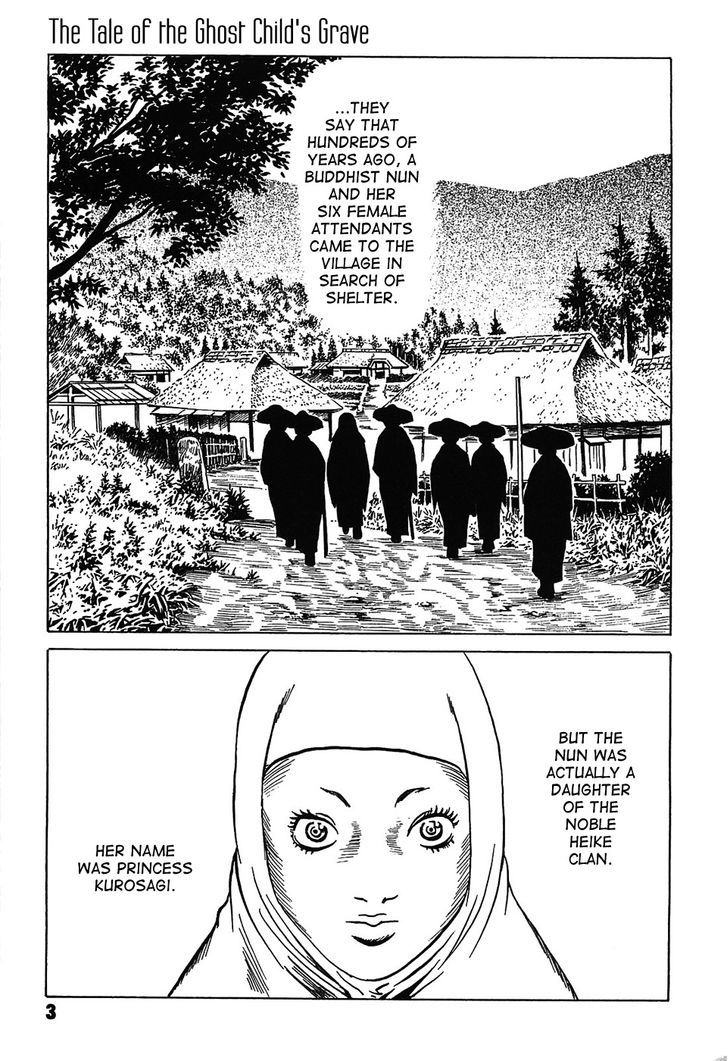 Kurosagi Shitai Takuhaibin Spin-Off - Matsuoka Kunio Youkai Taiji - Vol.1 Chapter 1 : The Tale Of The Ghost Child's Grave