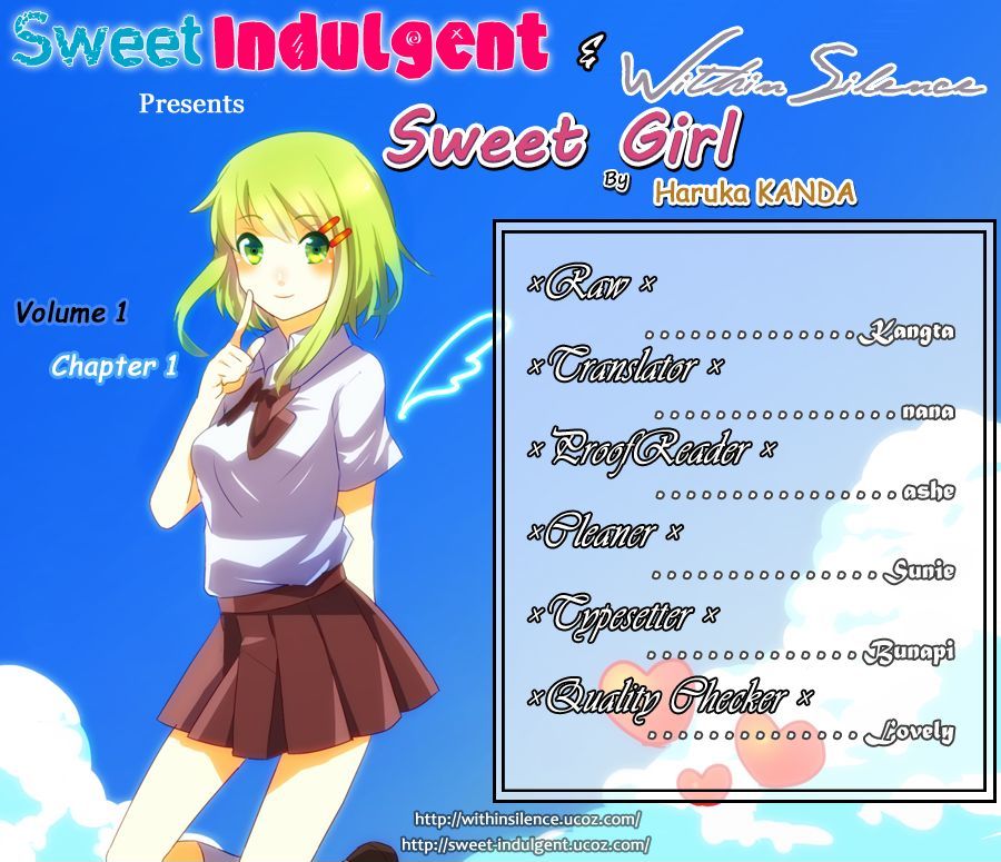 Sweet Girl - Vol.1 Chapter 1 : Menu - 1