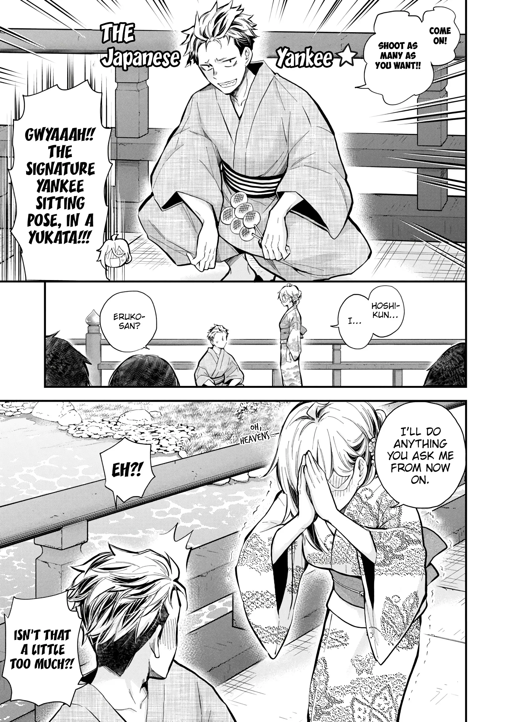 Shingeki No Eroko-San - Vol.8 Chapter 52: I Mean, How Do You Want Me To Not Assault Him When He’s Such A Natural Hot Spring Blond Yankee?