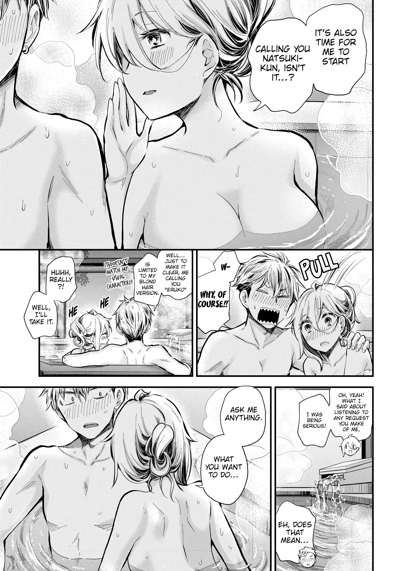 Shingeki No Eroko-San - Vol.8 Chapter 52: I Mean, How Do You Want Me To Not Assault Him When He’s Such A Natural Hot Spring Blond Yankee?