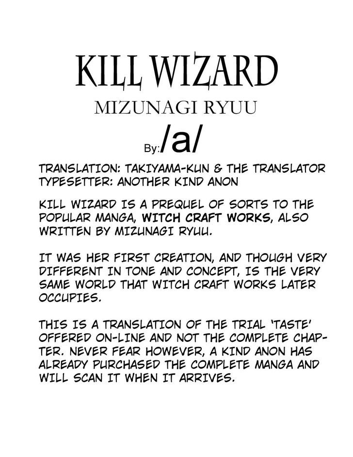 Kill Wizard - Vol.1 Chapter 1.1