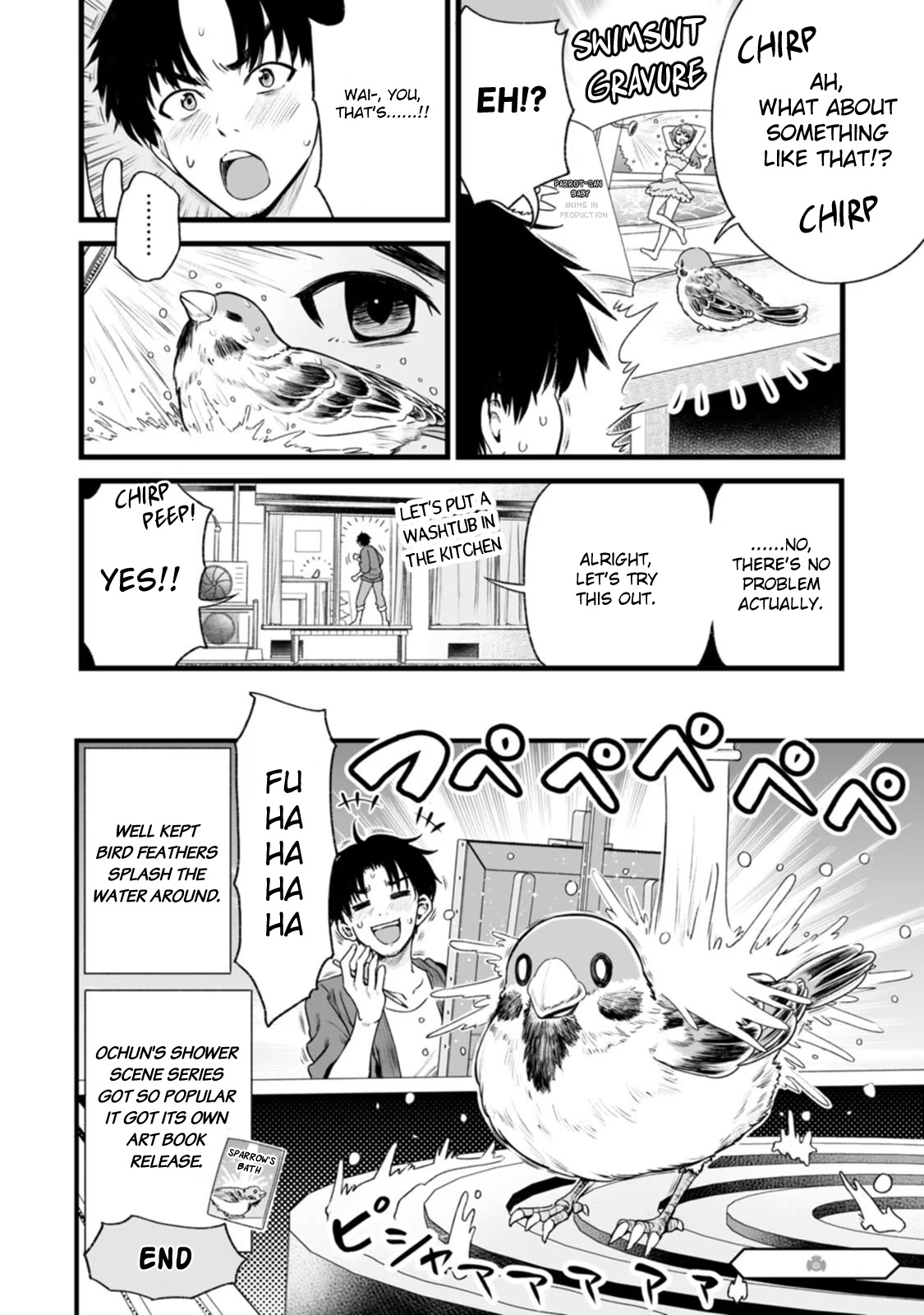 Chun No Ongaeshi - Vol.1 Chapter 31: Sparrow's Bath