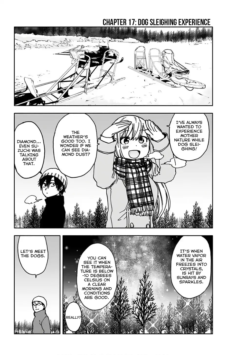 Saguri-Chan Tankentai - Chapter 17: Dog Sleighing Experience