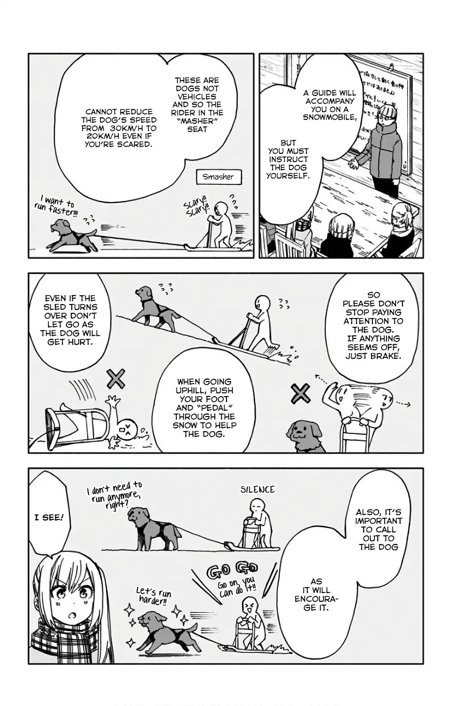 Saguri-Chan Tankentai - Chapter 17: Dog Sleighing Experience