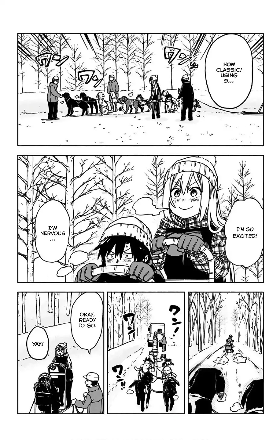 Saguri-Chan Tankentai - Chapter 17: Dog Sleighing Experience