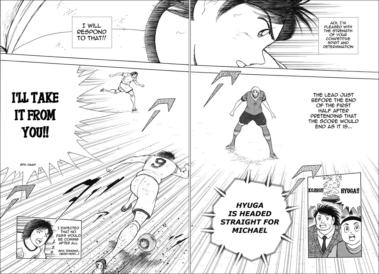 Captain Tsubasa - Rising Sun - Chapter 144: The Last One On One Of The First Half!!