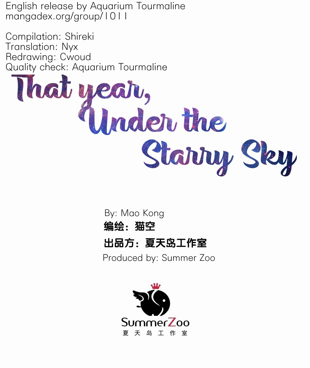 That Year, Under The Starry Sky - Chapter 11: The Legendary Chen Nuo