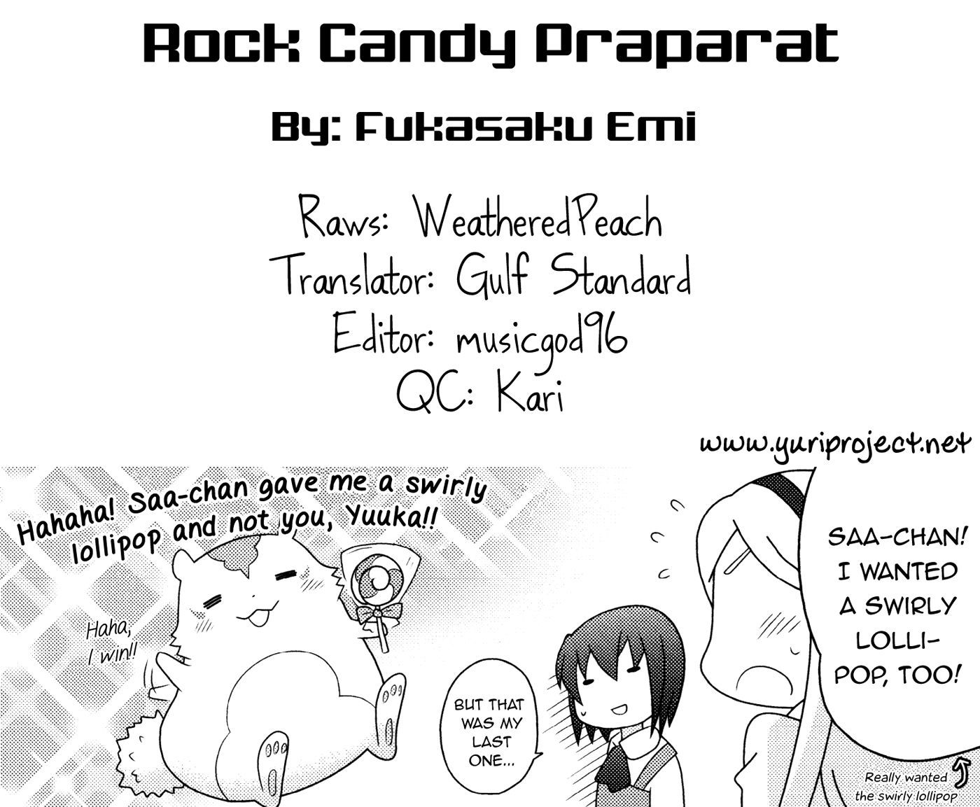 Rock Candy Praparat - Chapter 1 : Oneshot