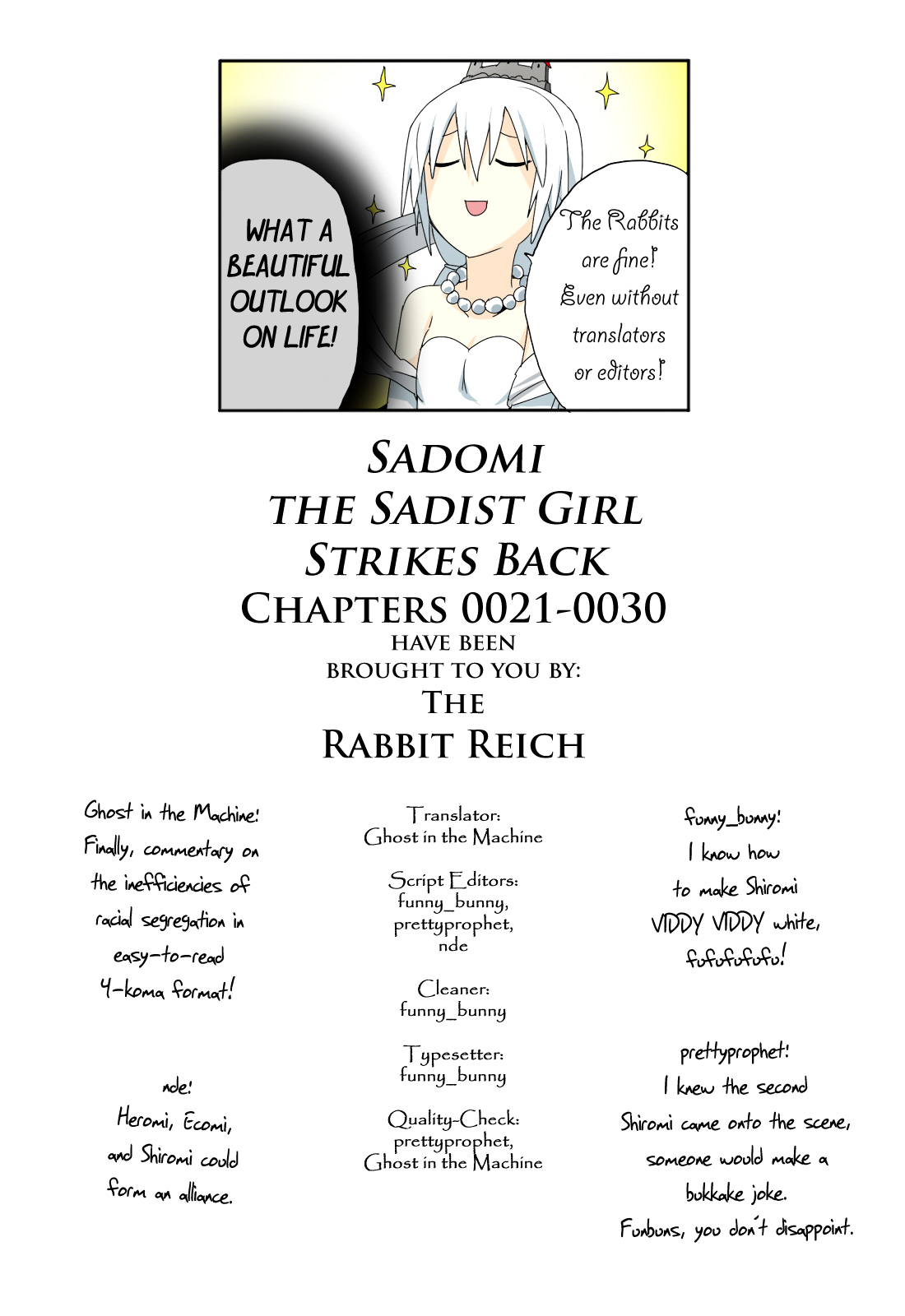 Sadomi The Sadist Girl Strikes Back - Vol.3 Chapter 30