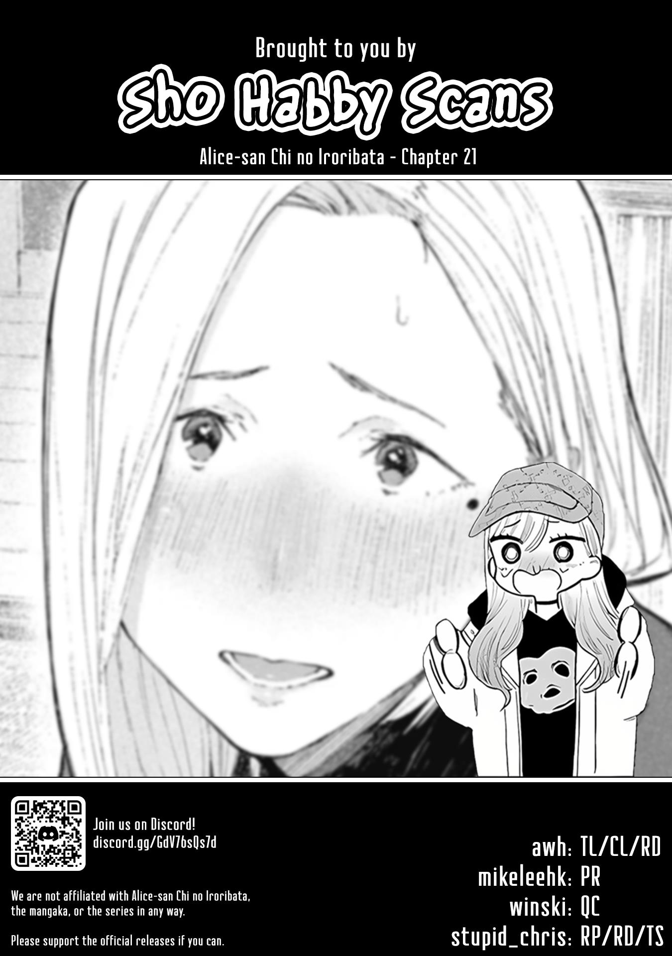 Alice-San Chi No Iroribata - Vol.3 Chapter 21: Hatotokkuri And Report