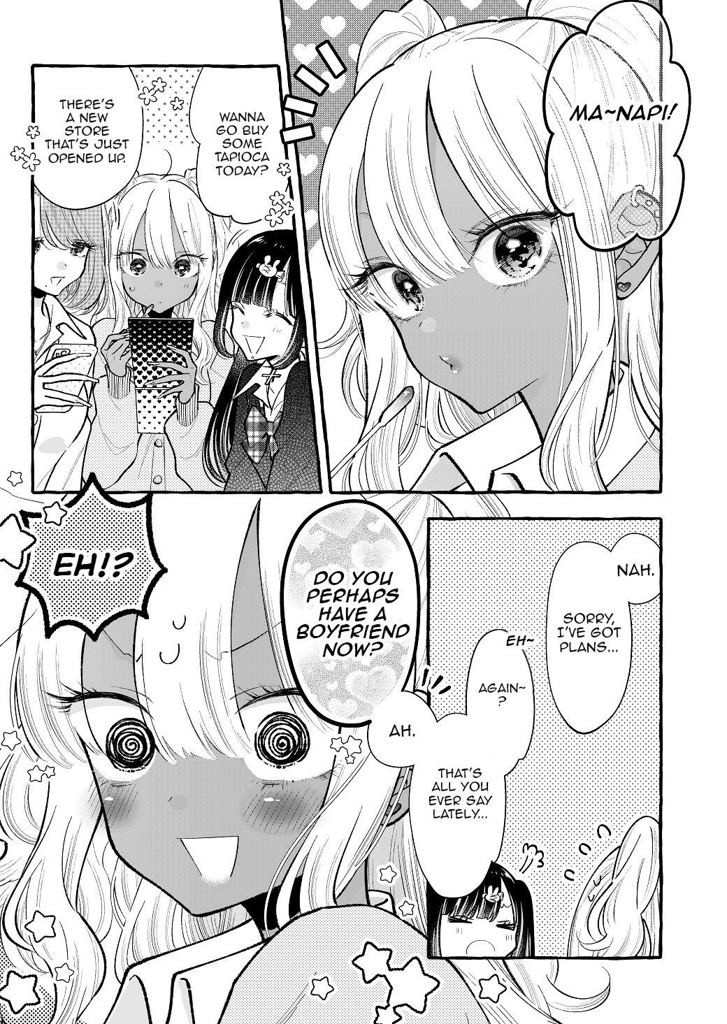 Boyish Girl X Gyaru - Chapter 8: Gyaru And Boyish Girl And Alleged Boyfriend