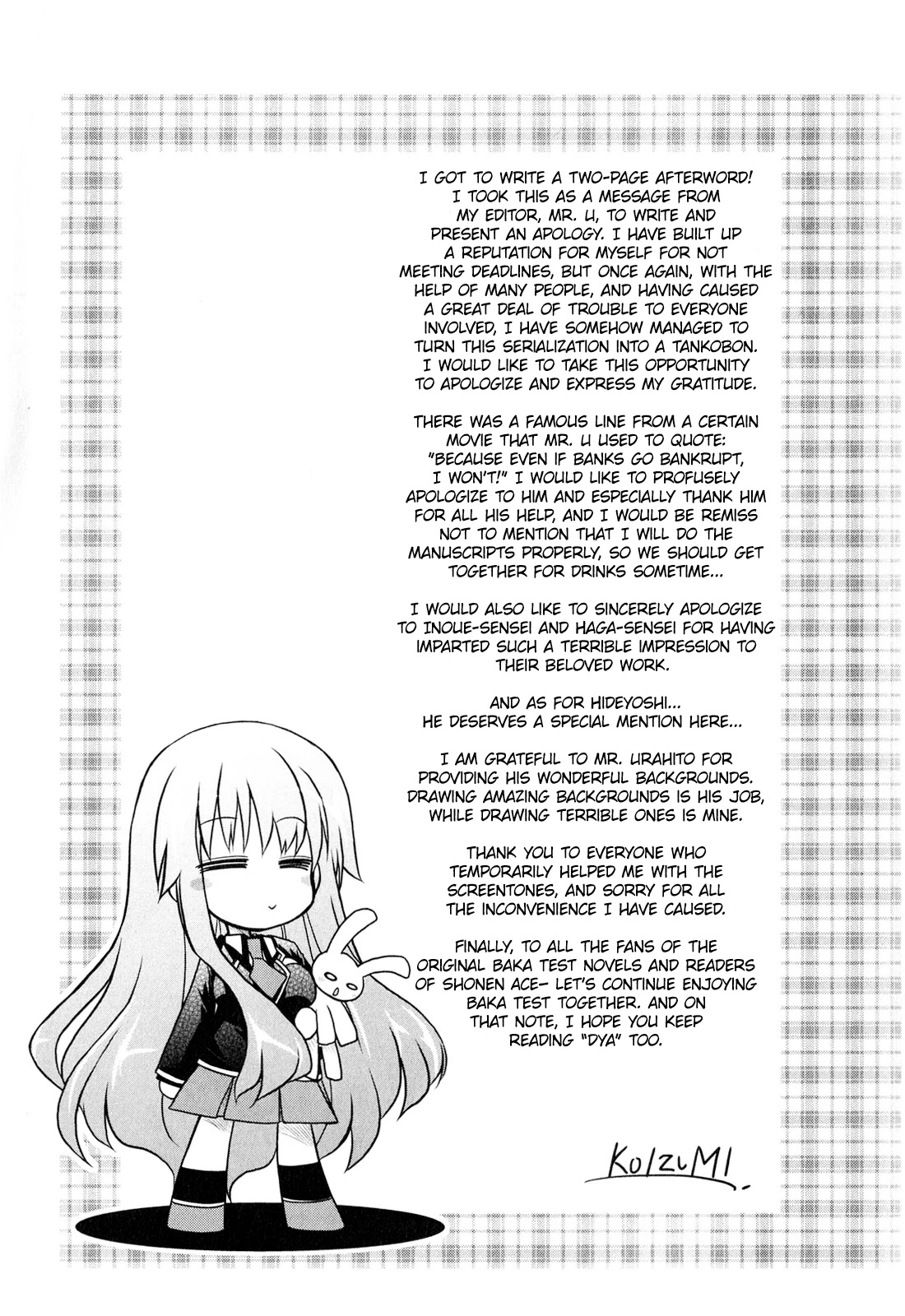 Baka To Test To Shokanjuu Dya - Chapter 8