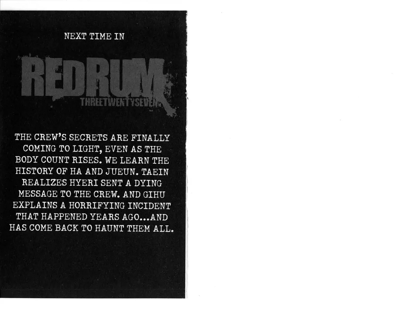 Redrum 327 - Vol.2 Chapter 6: Past Come True