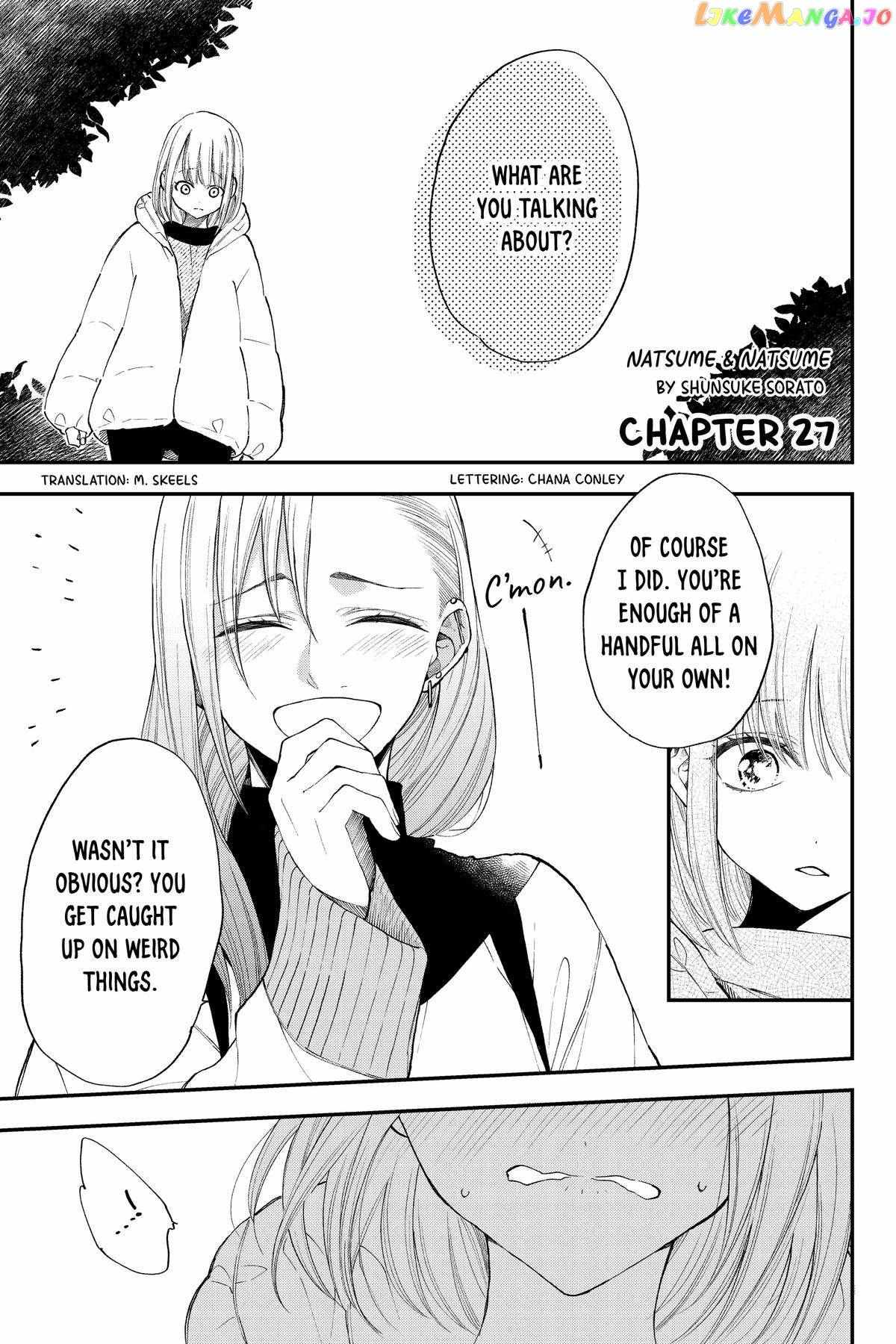 Natsume To Natsume - Chapter 27