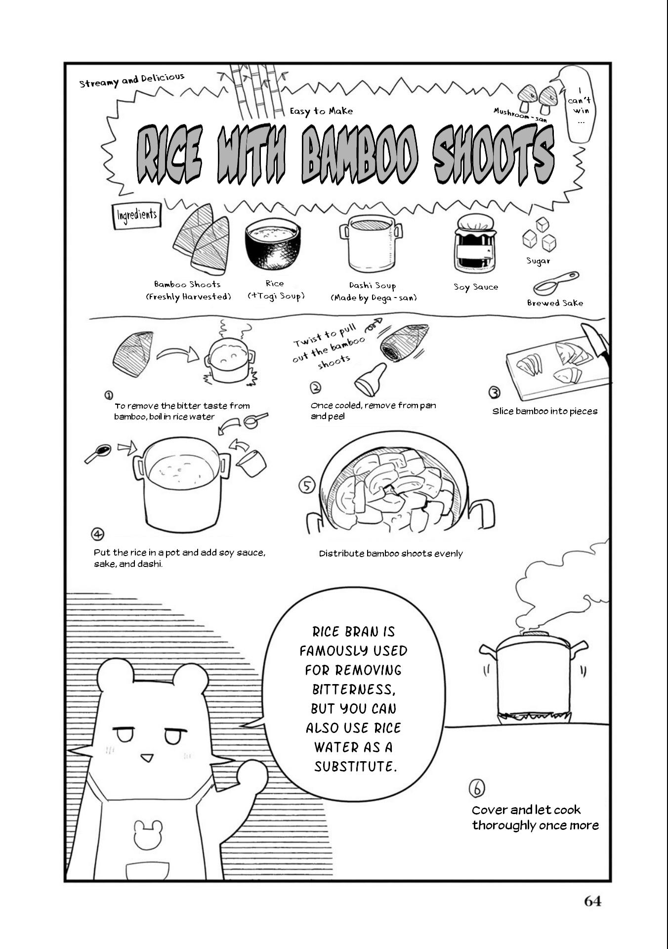 Kuma Kuma Kuma Bear - Vol.10 Chapter 95: Kuma-San Harvests Bamboo