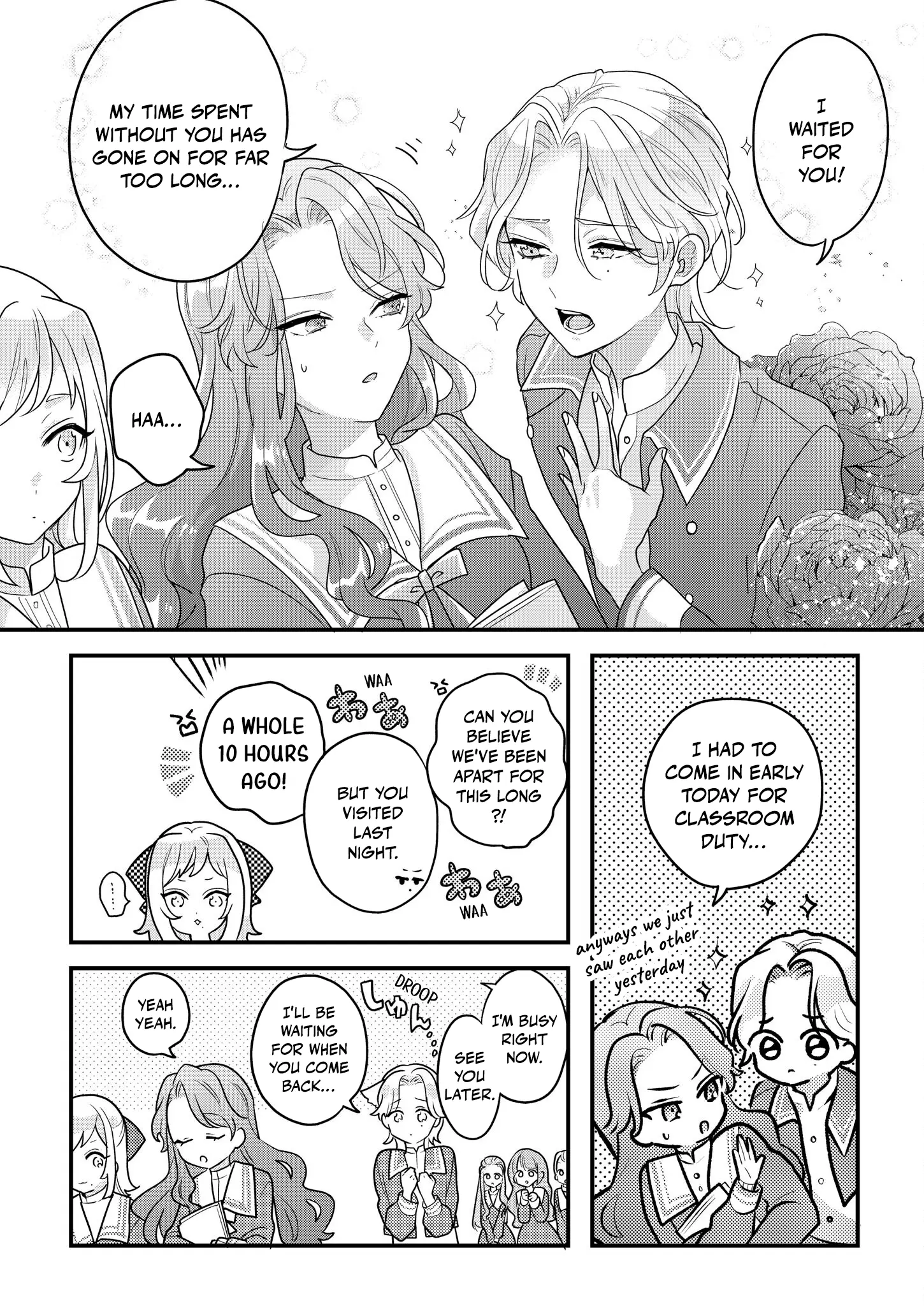 Jyoshikou No Ouji-Sama Ga Watashi Shika Ganchyuu Ni Nai Rashii Yuri Anthology Comic - Vol.1 Chapter 1: True Blue Baby