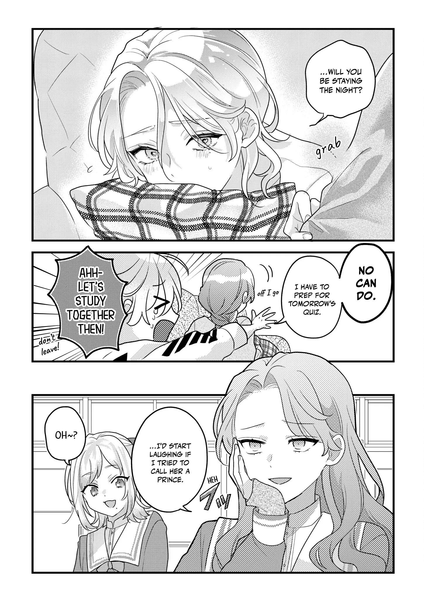 Jyoshikou No Ouji-Sama Ga Watashi Shika Ganchyuu Ni Nai Rashii Yuri Anthology Comic - Vol.1 Chapter 1: True Blue Baby