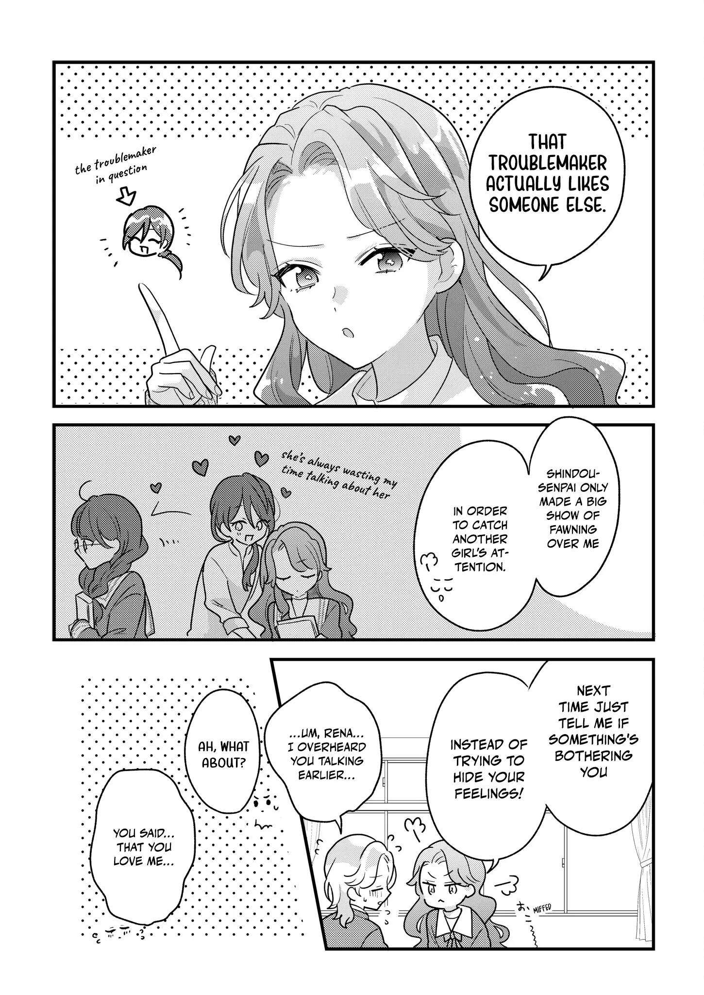 Jyoshikou No Ouji-Sama Ga Watashi Shika Ganchyuu Ni Nai Rashii Yuri Anthology Comic - Vol.1 Chapter 1: True Blue Baby