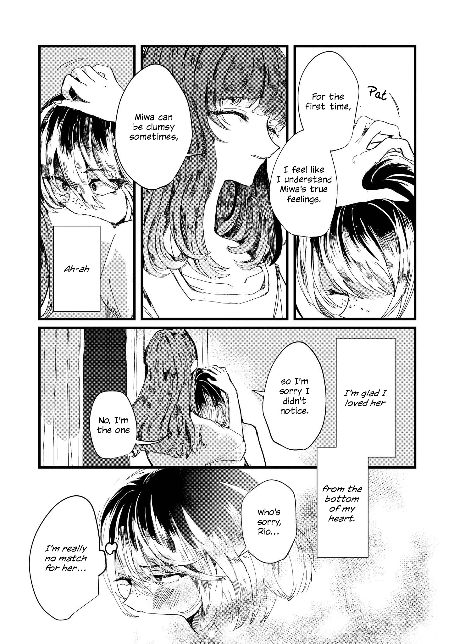 Love And Hate And Love (Unrequited Love Yuri Anthology) - Chapter 4: Tsutsui - The Moon's Reflection On The Muddy Water