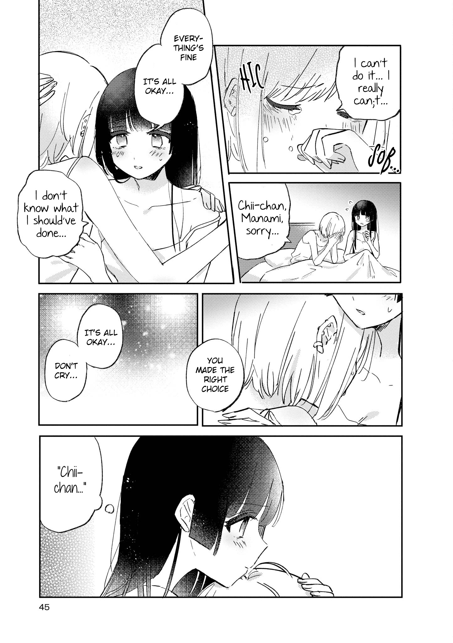 Love And Hate And Love (Unrequited Love Yuri Anthology) - Chapter 2: Manio - It's No Use Crying Over Spilt Milk