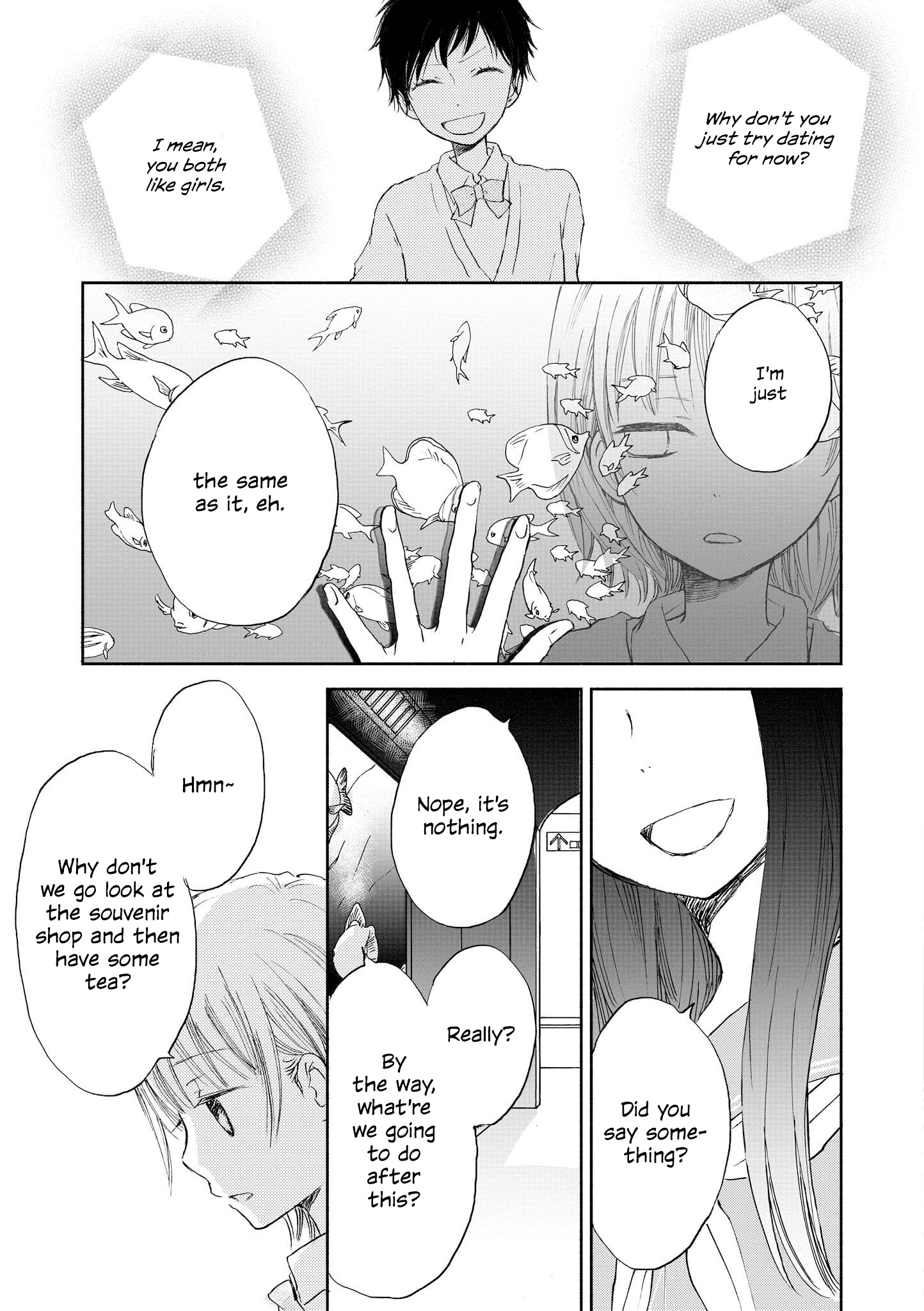 Love And Hate And Love (Unrequited Love Yuri Anthology) - Chapter 5: Takahashi Mako - The Hands I Hold With Someone I Don't Like Has A Shape Of A Human's