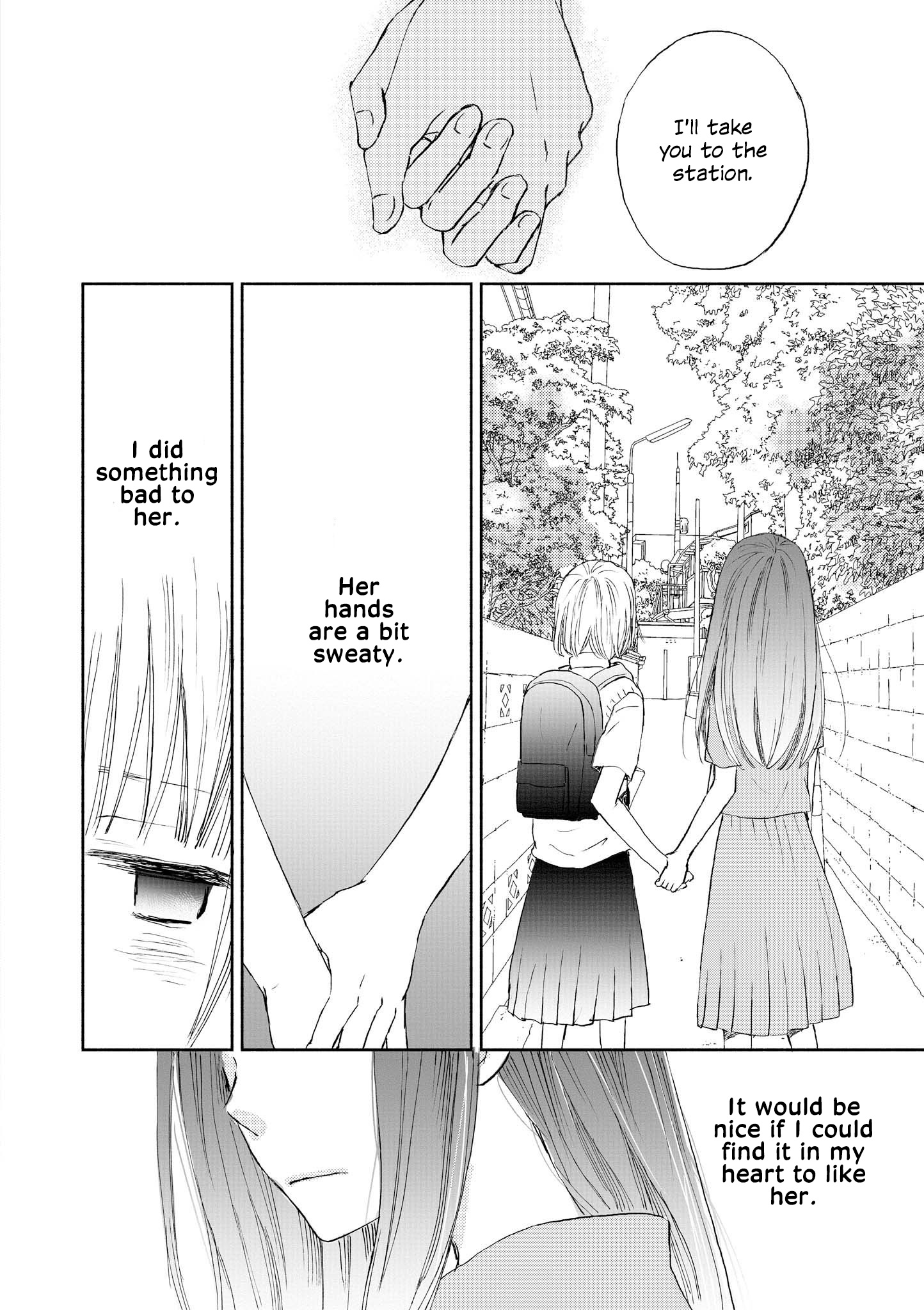 Love And Hate And Love (Unrequited Love Yuri Anthology) - Chapter 5: Takahashi Mako - The Hands I Hold With Someone I Don't Like Has A Shape Of A Human's