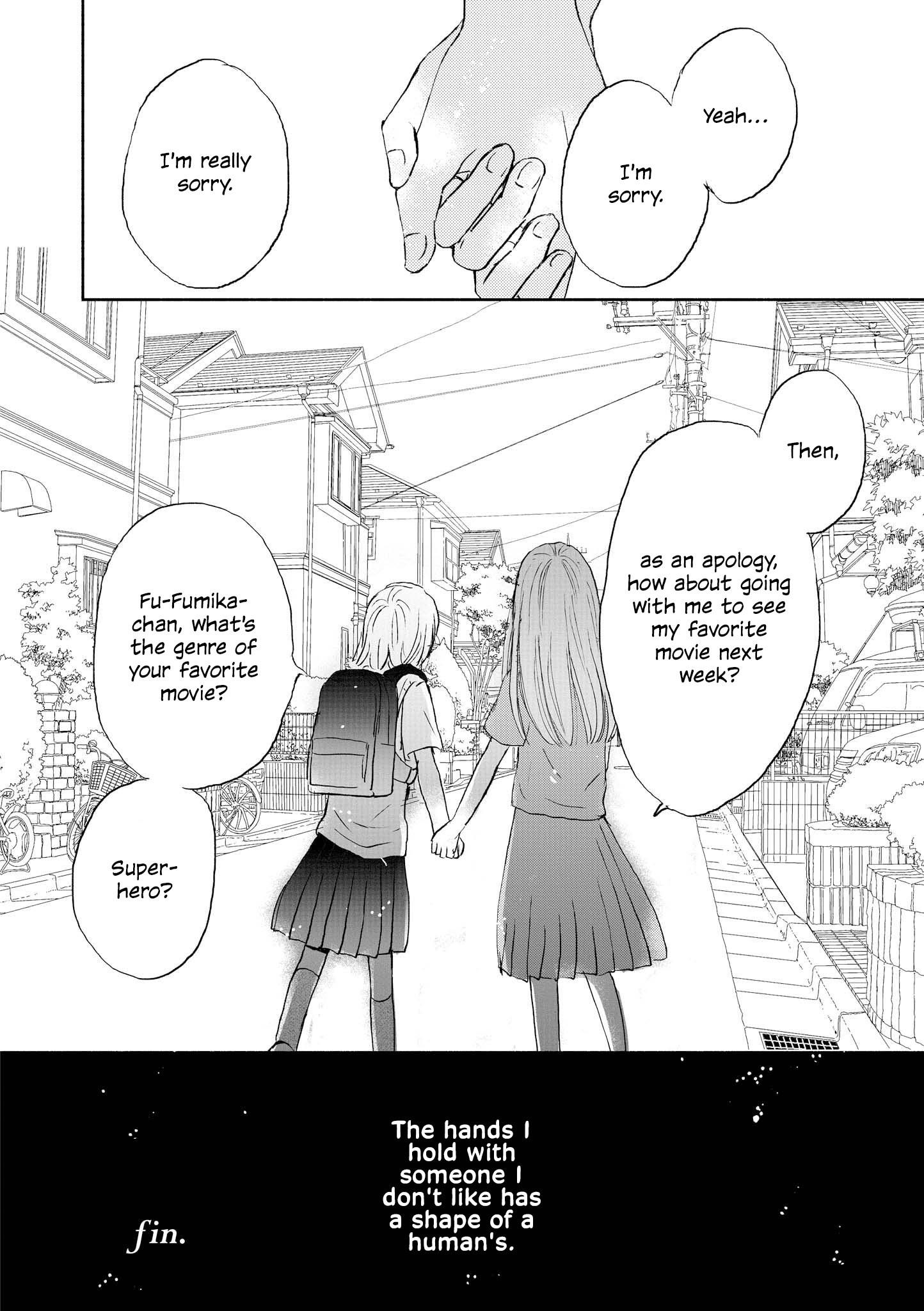 Love And Hate And Love (Unrequited Love Yuri Anthology) - Chapter 5: Takahashi Mako - The Hands I Hold With Someone I Don't Like Has A Shape Of A Human's