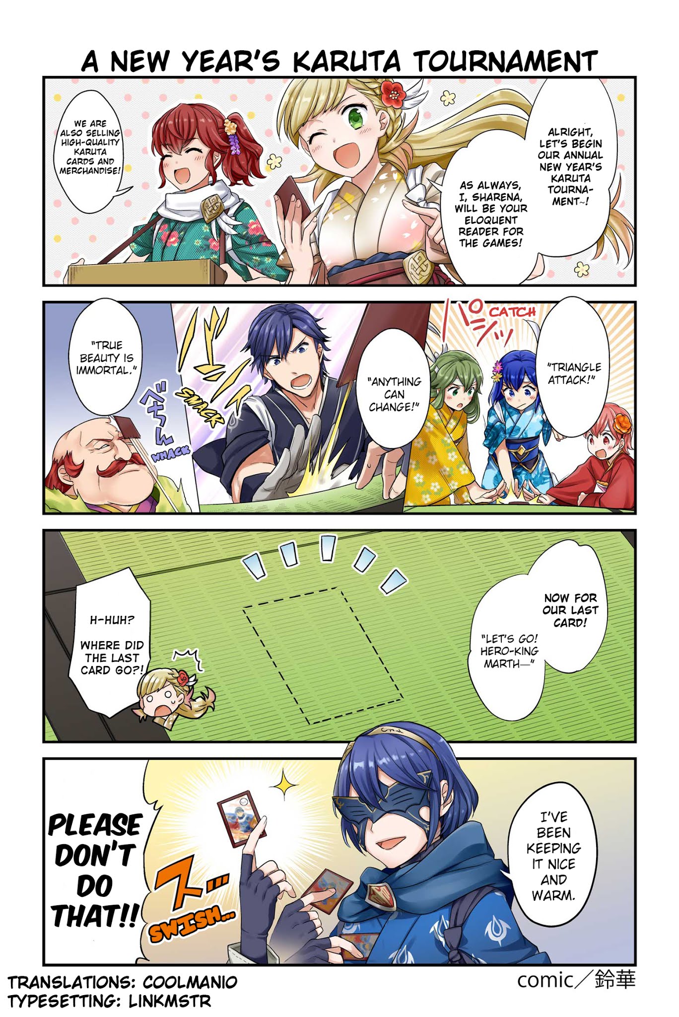 Fire Emblem Heroes Daily Lives Of The Heroes - Chapter 58: A New Year's Karuta Tournament