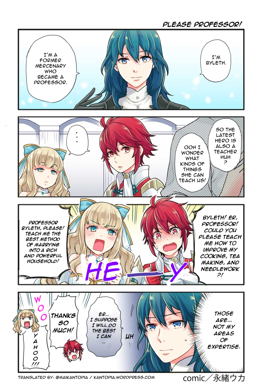 Fire Emblem Heroes Daily Lives Of The Heroes - Chapter 93: Please Professor!