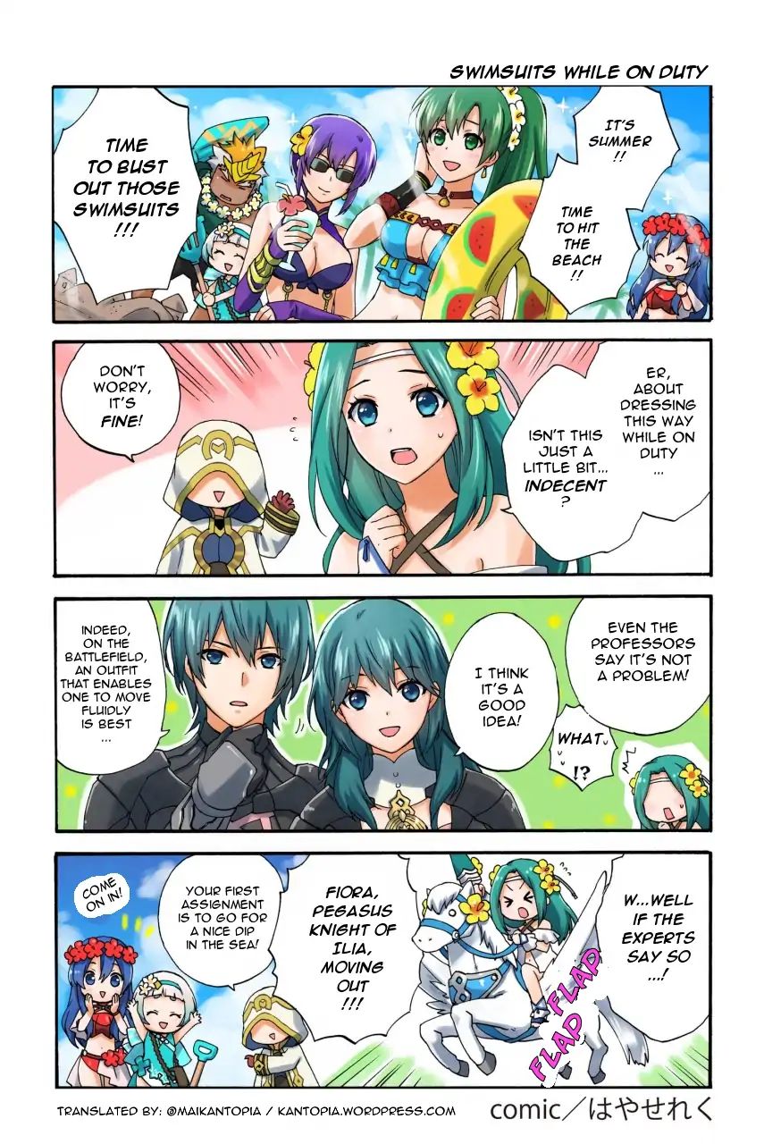 Fire Emblem Heroes Daily Lives Of The Heroes - Chapter 94: Swimsuits While On Duty