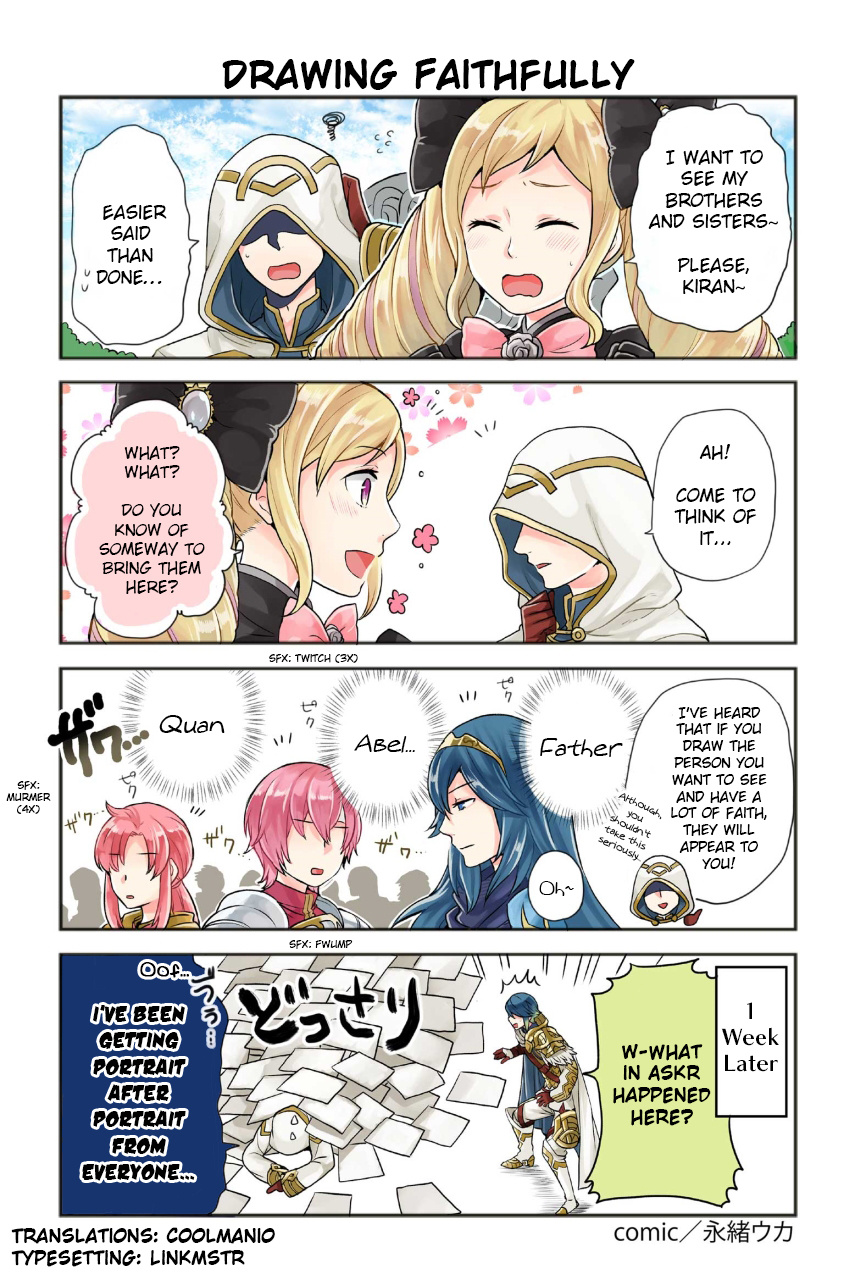 Fire Emblem Heroes Daily Lives Of The Heroes - Chapter 85: Drawing Faithfully