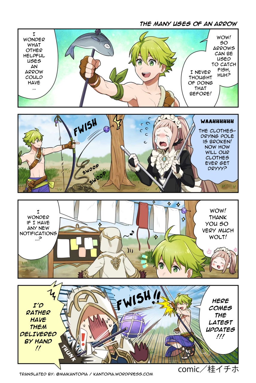 Fire Emblem Heroes Daily Lives Of The Heroes - Chapter 92: The Many Uses Of An Arrow