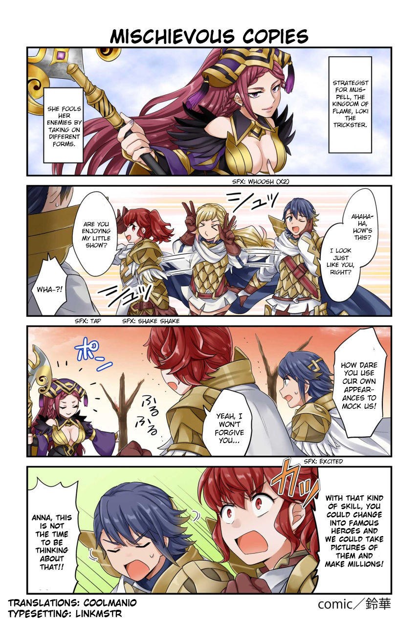 Fire Emblem Heroes Daily Lives Of The Heroes - Chapter 32 : Mischievous Copies