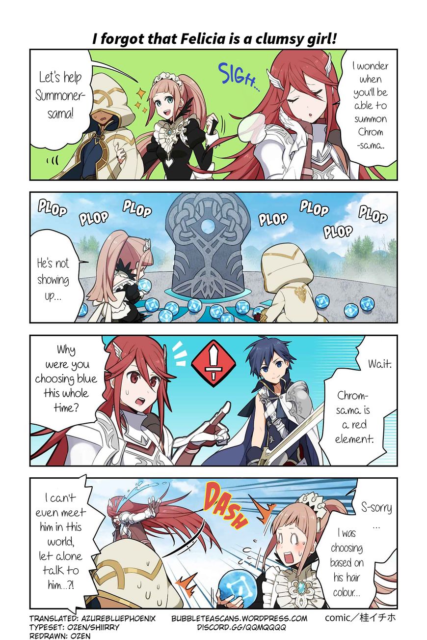 Fire Emblem Heroes Daily Lives Of The Heroes - Chapter 001 : I Forgot That Felicia Is A Clumsy Girl!