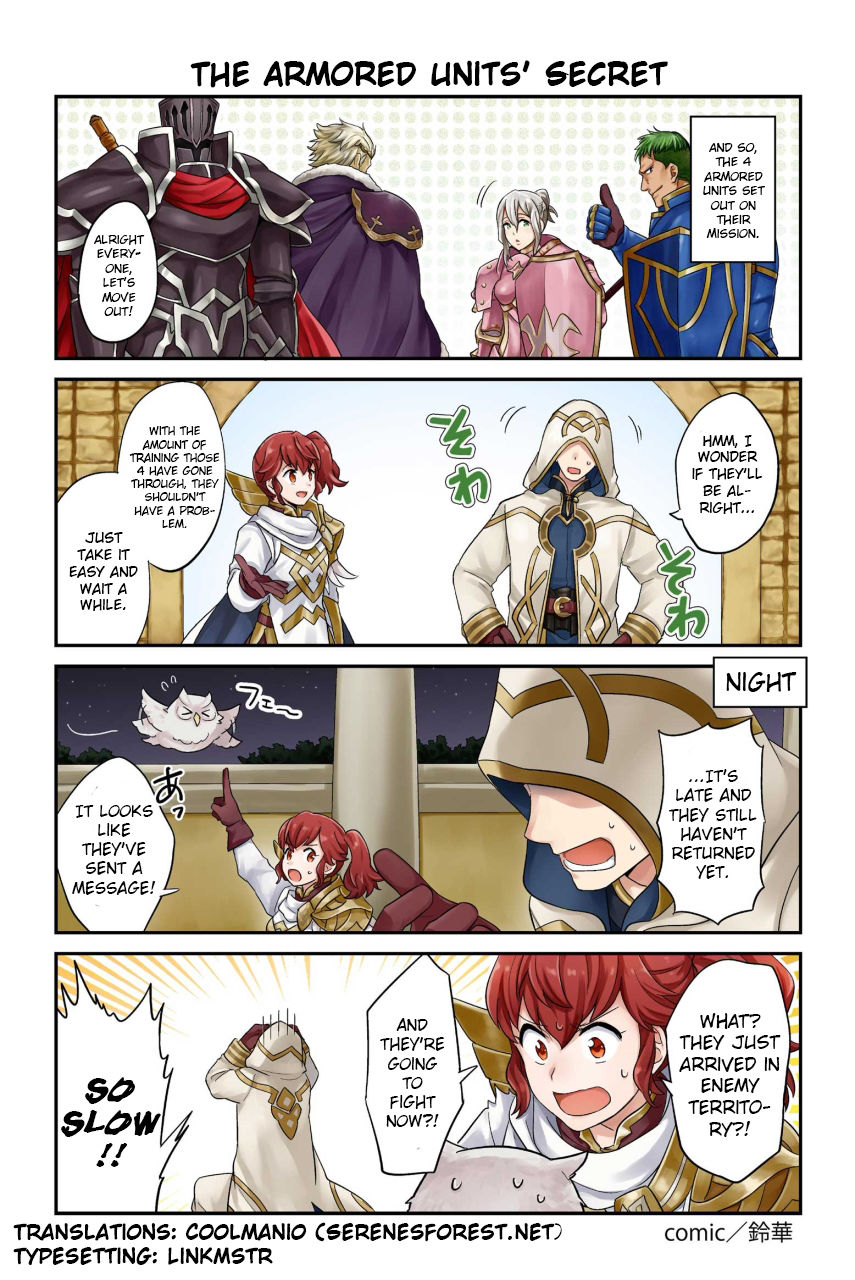 Fire Emblem Heroes Daily Lives Of The Heroes - Chapter 23 : The Armored Units' Secret (Lq)