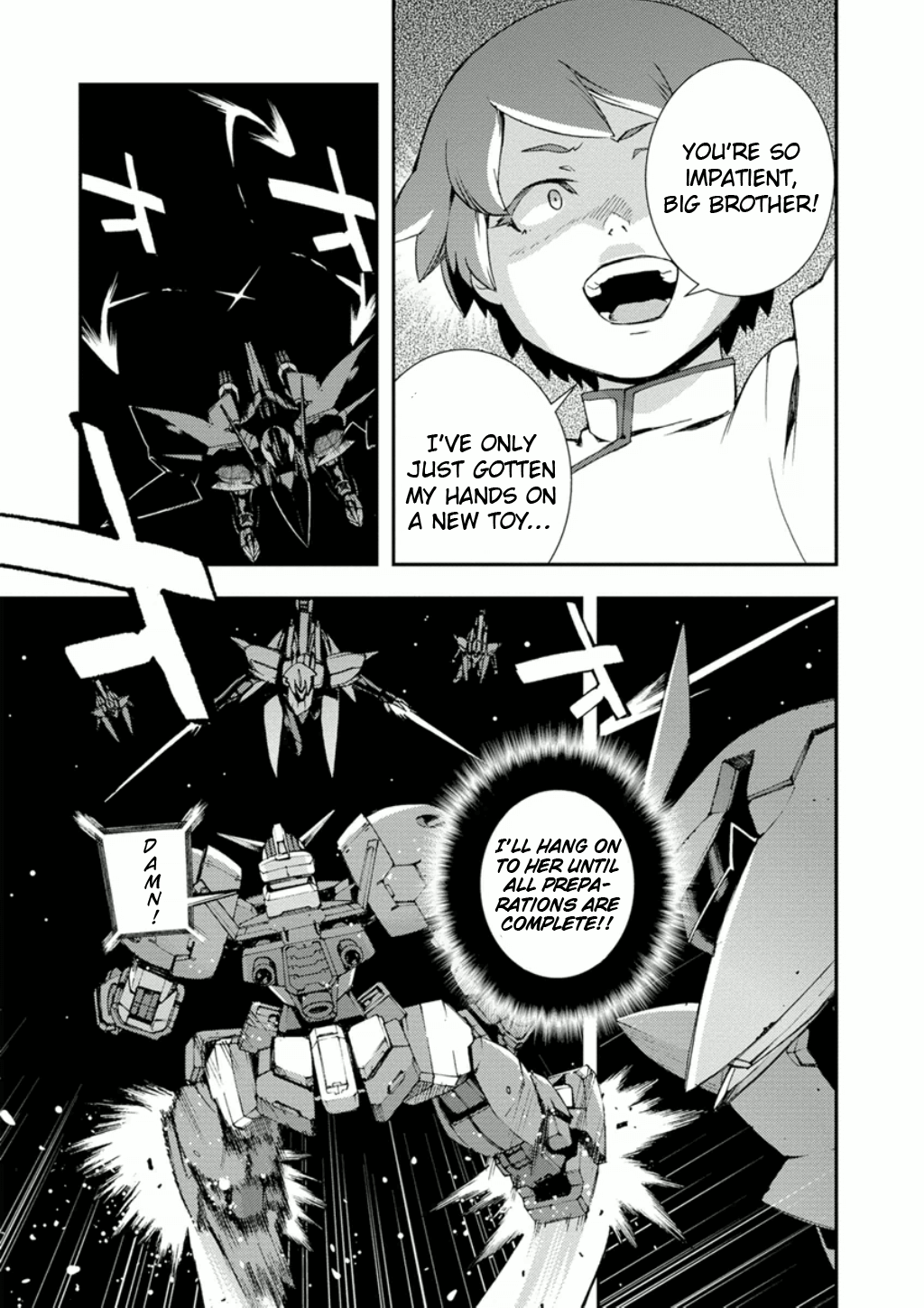 Mobile Suit Gundam Age: First Evolution - Vol.3 Chapter 8: Reunion At Madorna Workshop