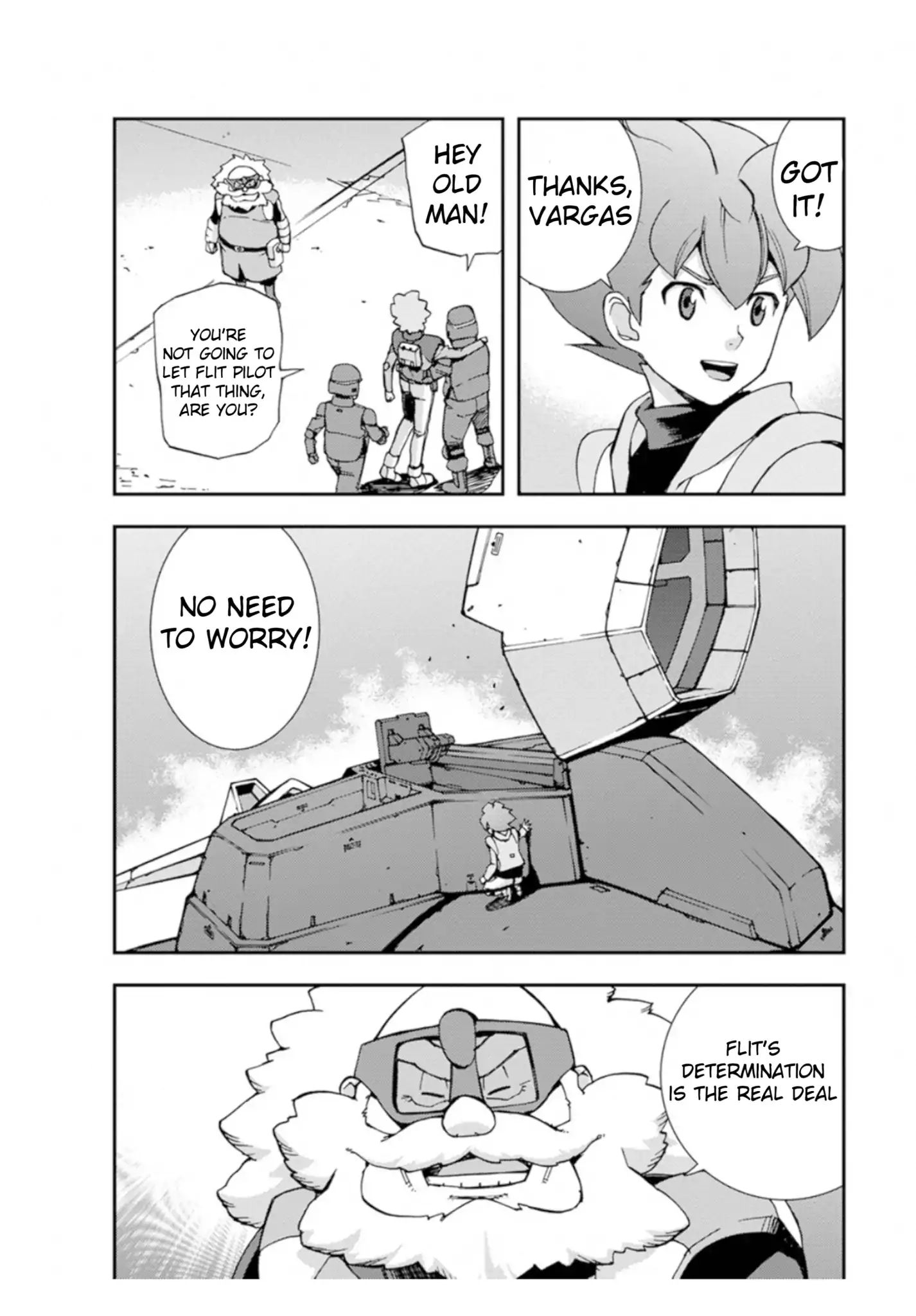 Mobile Suit Gundam Age: First Evolution - Vol.1 Chapter 1: The Savior, Gundam