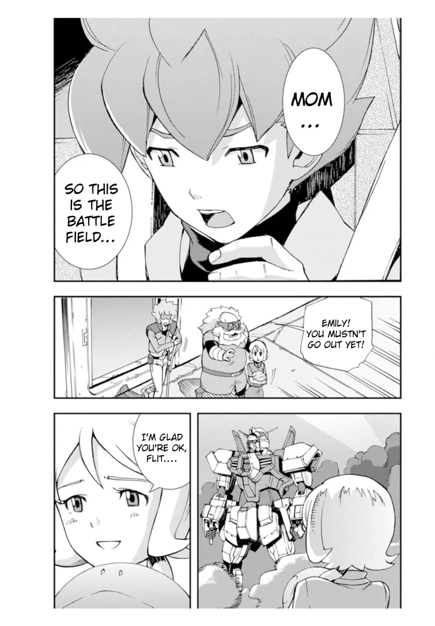 Mobile Suit Gundam Age: First Evolution - Vol.1 Chapter 1: The Savior, Gundam