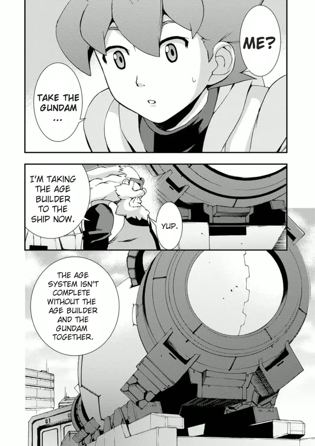 Mobile Suit Gundam Age: First Evolution - Vol.1 Chapter 2: The Collapse Of Nora