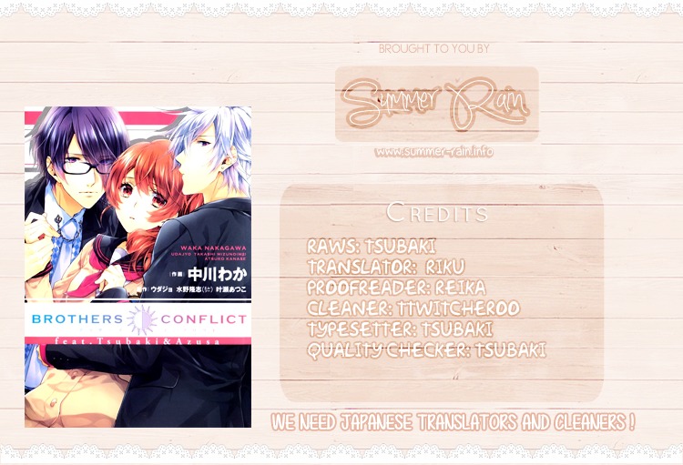 Brothers Conflict Feat. Tsubaki & Azusa - Vol.1 Chapter 4